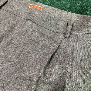 Modcloth Gray Herringbone Pants